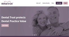 Desktop Screenshot of dentaltrust.com